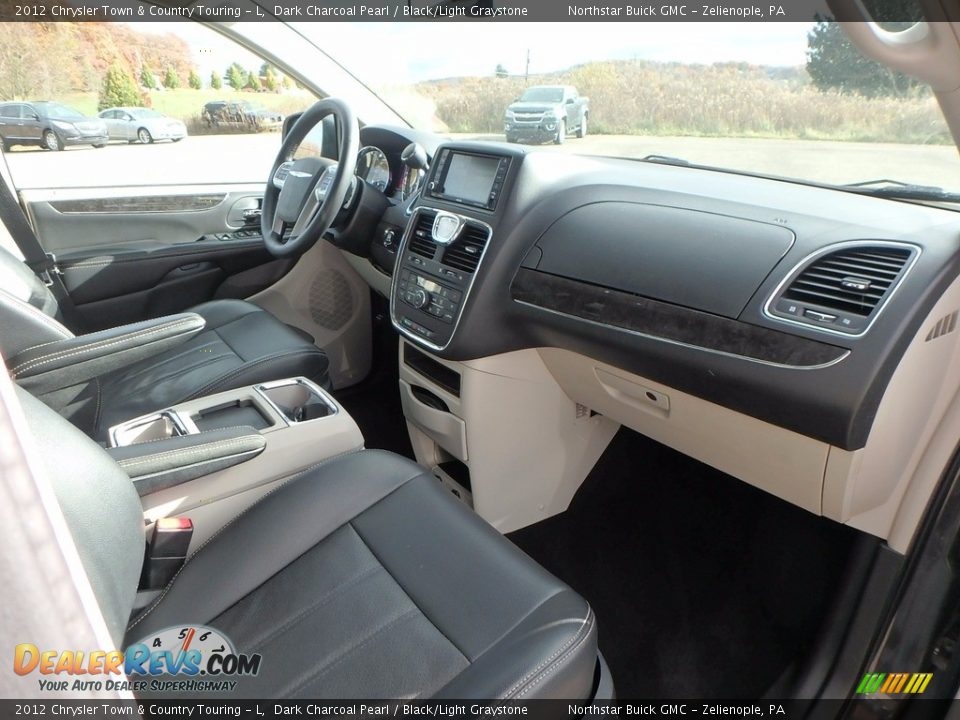 2012 Chrysler Town & Country Touring - L Dark Charcoal Pearl / Black/Light Graystone Photo #6