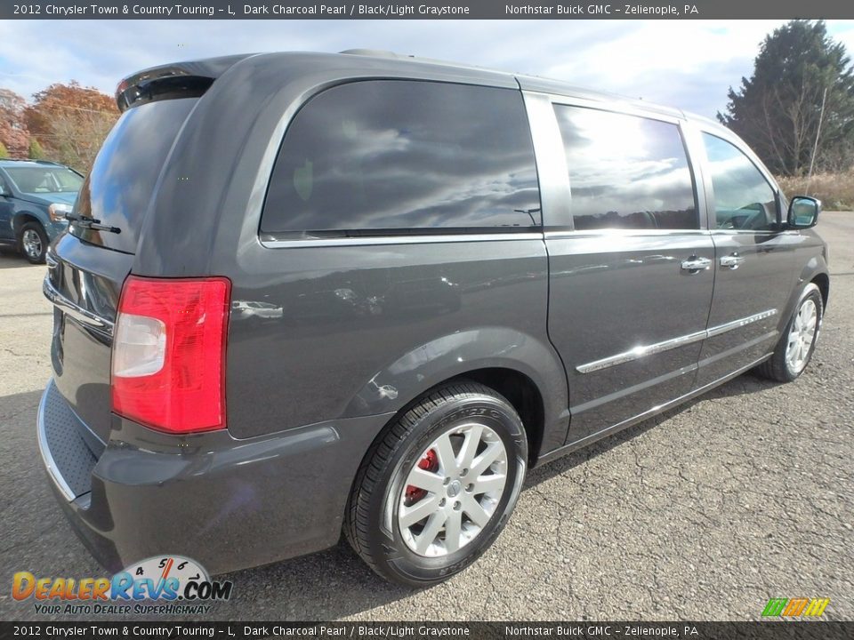 2012 Chrysler Town & Country Touring - L Dark Charcoal Pearl / Black/Light Graystone Photo #9