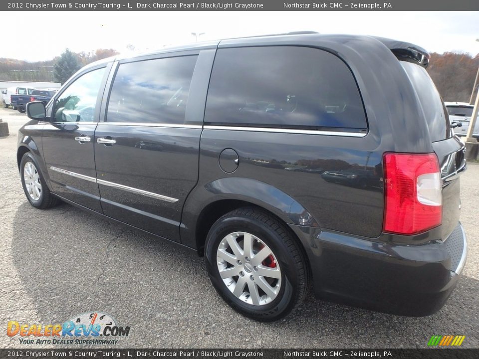 2012 Chrysler Town & Country Touring - L Dark Charcoal Pearl / Black/Light Graystone Photo #12