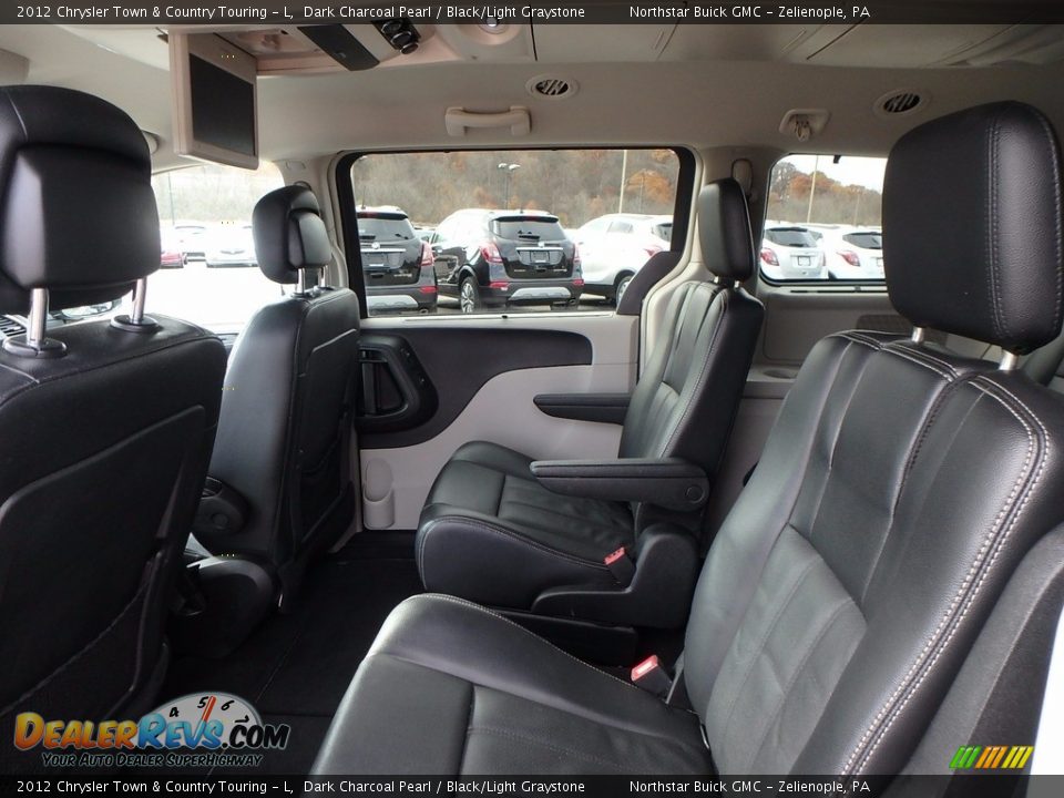 2012 Chrysler Town & Country Touring - L Dark Charcoal Pearl / Black/Light Graystone Photo #16