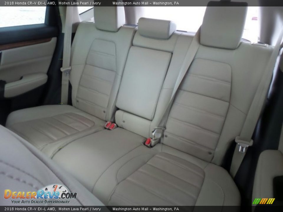 Rear Seat of 2018 Honda CR-V EX-L AWD Photo #10