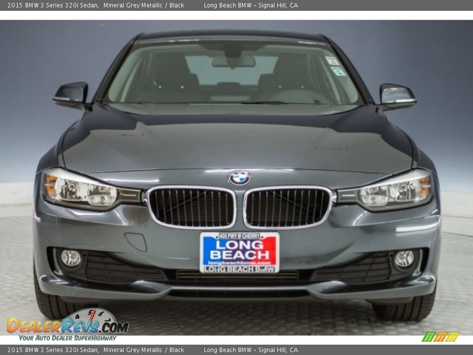 2015 BMW 3 Series 320i Sedan Mineral Grey Metallic / Black Photo #2