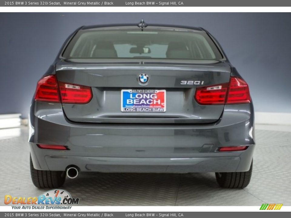 2015 BMW 3 Series 320i Sedan Mineral Grey Metallic / Black Photo #3