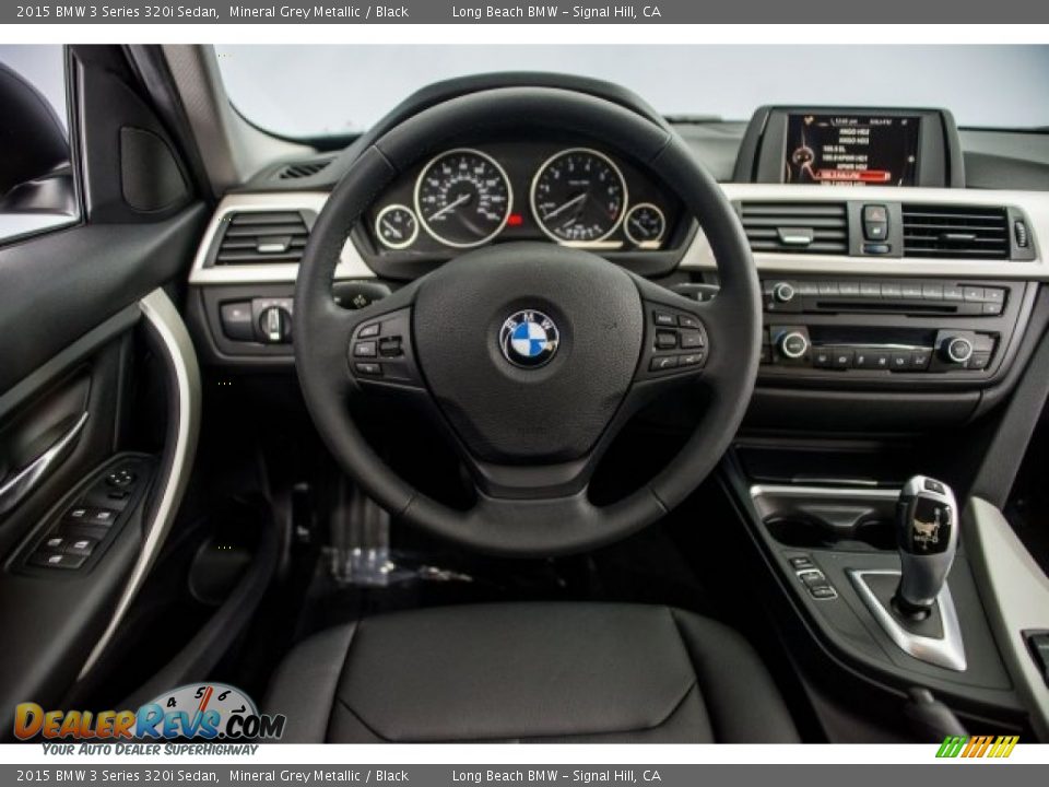2015 BMW 3 Series 320i Sedan Mineral Grey Metallic / Black Photo #4