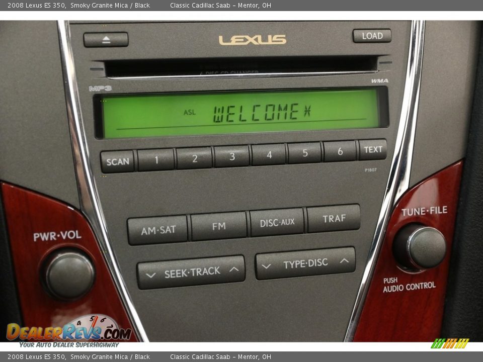 2008 Lexus ES 350 Smoky Granite Mica / Black Photo #9