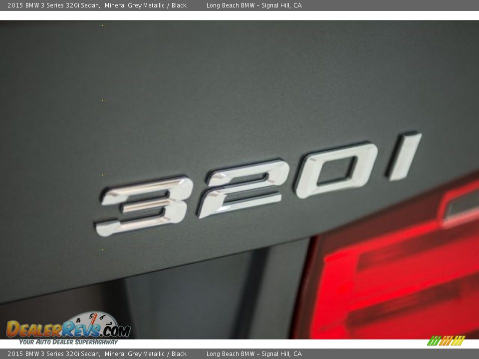 2015 BMW 3 Series 320i Sedan Mineral Grey Metallic / Black Photo #7