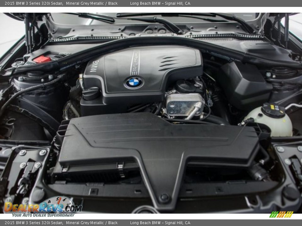 2015 BMW 3 Series 320i Sedan Mineral Grey Metallic / Black Photo #9