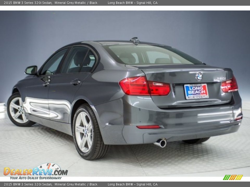 2015 BMW 3 Series 320i Sedan Mineral Grey Metallic / Black Photo #10