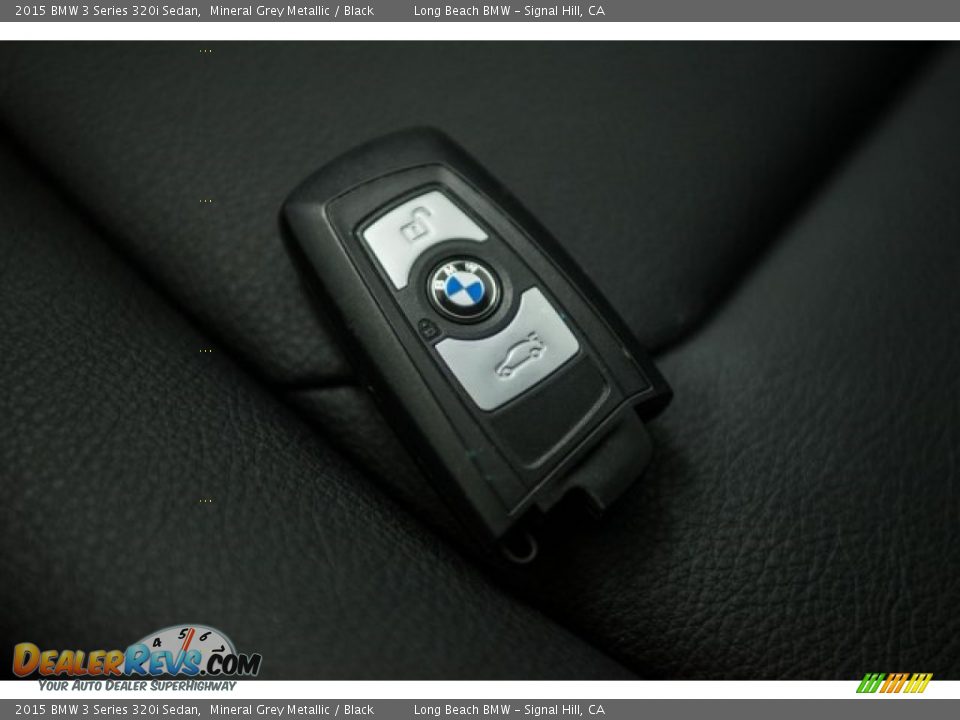 2015 BMW 3 Series 320i Sedan Mineral Grey Metallic / Black Photo #11