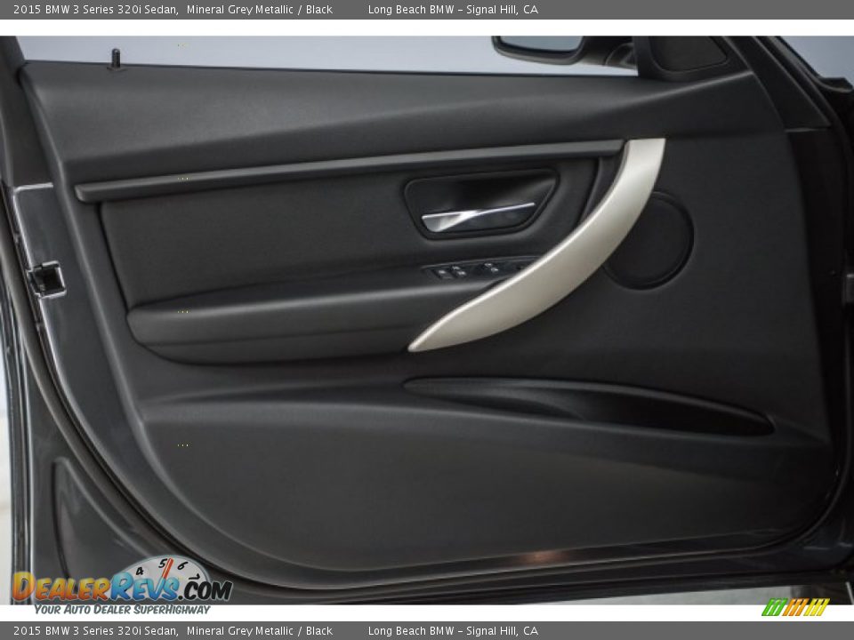 2015 BMW 3 Series 320i Sedan Mineral Grey Metallic / Black Photo #19