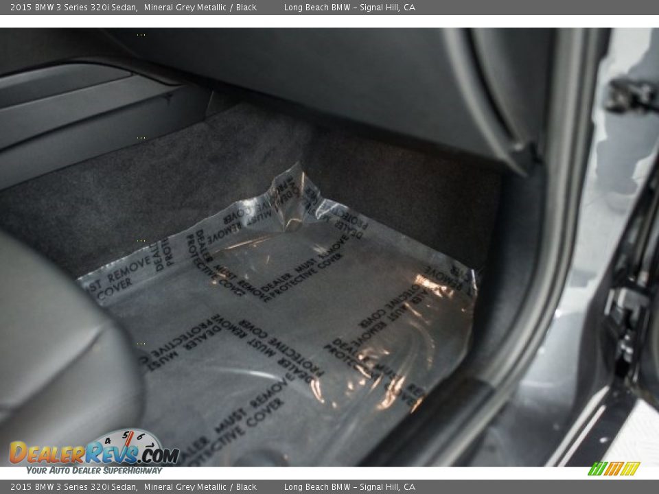 2015 BMW 3 Series 320i Sedan Mineral Grey Metallic / Black Photo #21