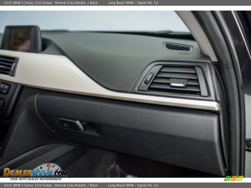 2015 BMW 3 Series 320i Sedan Mineral Grey Metallic / Black Photo #22