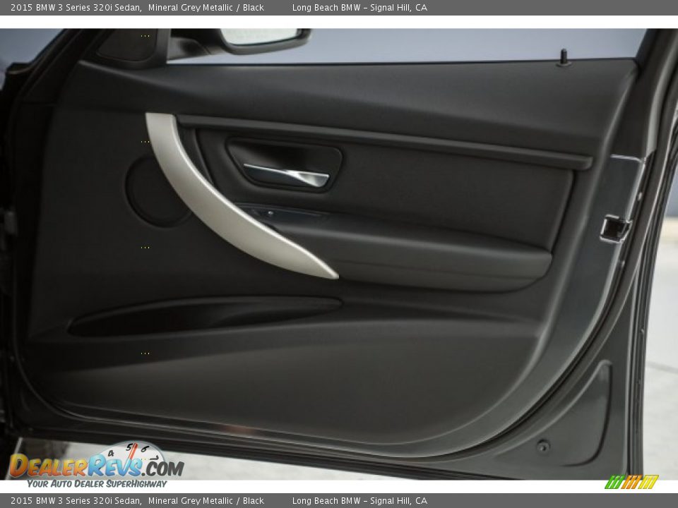 2015 BMW 3 Series 320i Sedan Mineral Grey Metallic / Black Photo #23