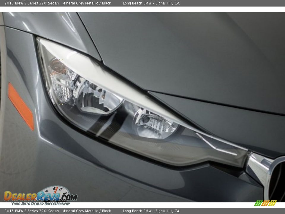 2015 BMW 3 Series 320i Sedan Mineral Grey Metallic / Black Photo #25