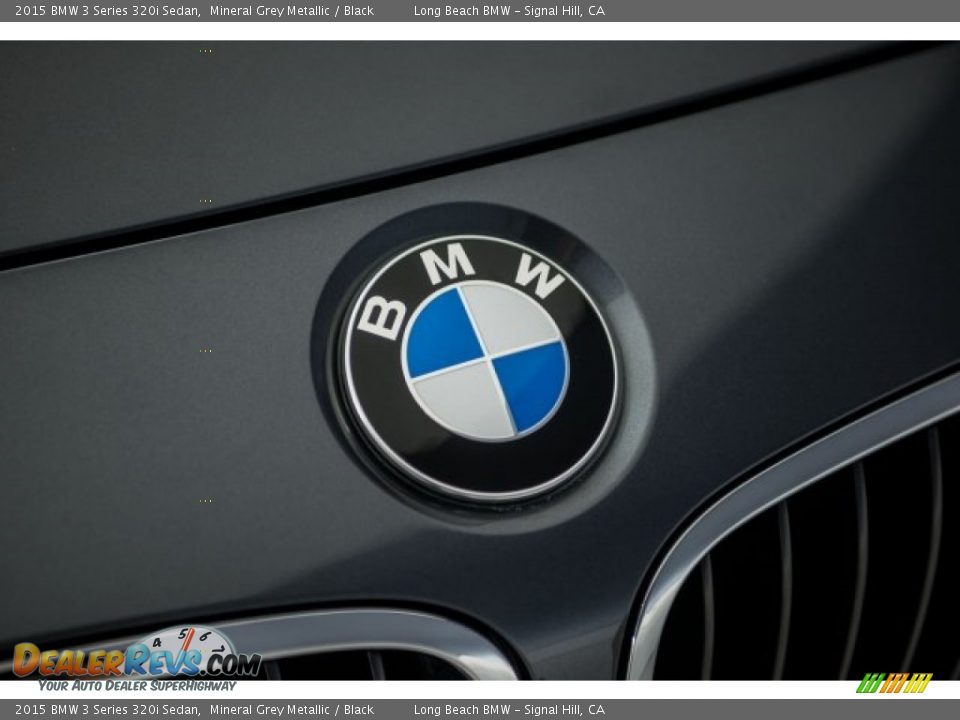 2015 BMW 3 Series 320i Sedan Mineral Grey Metallic / Black Photo #26