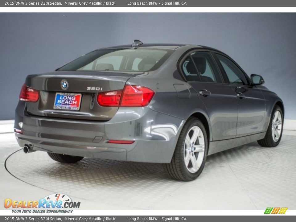 2015 BMW 3 Series 320i Sedan Mineral Grey Metallic / Black Photo #30