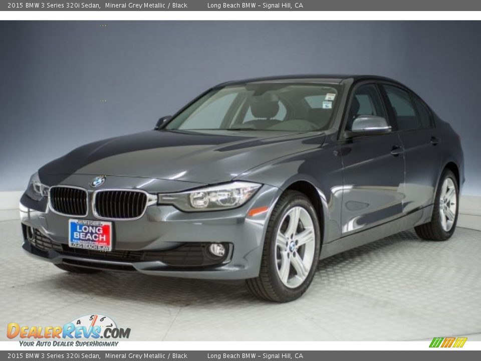 2015 BMW 3 Series 320i Sedan Mineral Grey Metallic / Black Photo #31