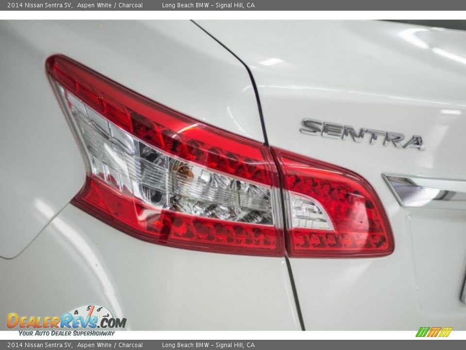2014 Nissan Sentra SV Aspen White / Charcoal Photo #6