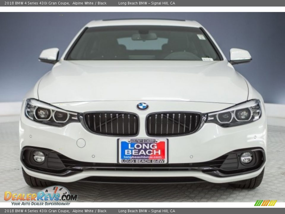 2018 BMW 4 Series 430i Gran Coupe Alpine White / Black Photo #2