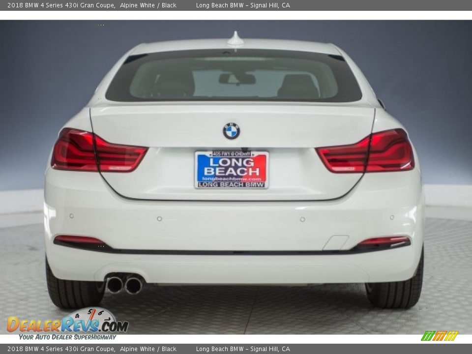 2018 BMW 4 Series 430i Gran Coupe Alpine White / Black Photo #3