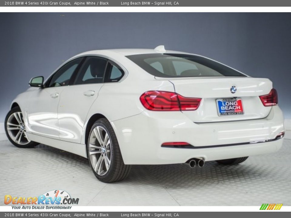2018 BMW 4 Series 430i Gran Coupe Alpine White / Black Photo #10