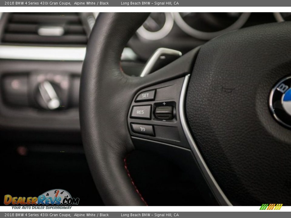2018 BMW 4 Series 430i Gran Coupe Alpine White / Black Photo #13