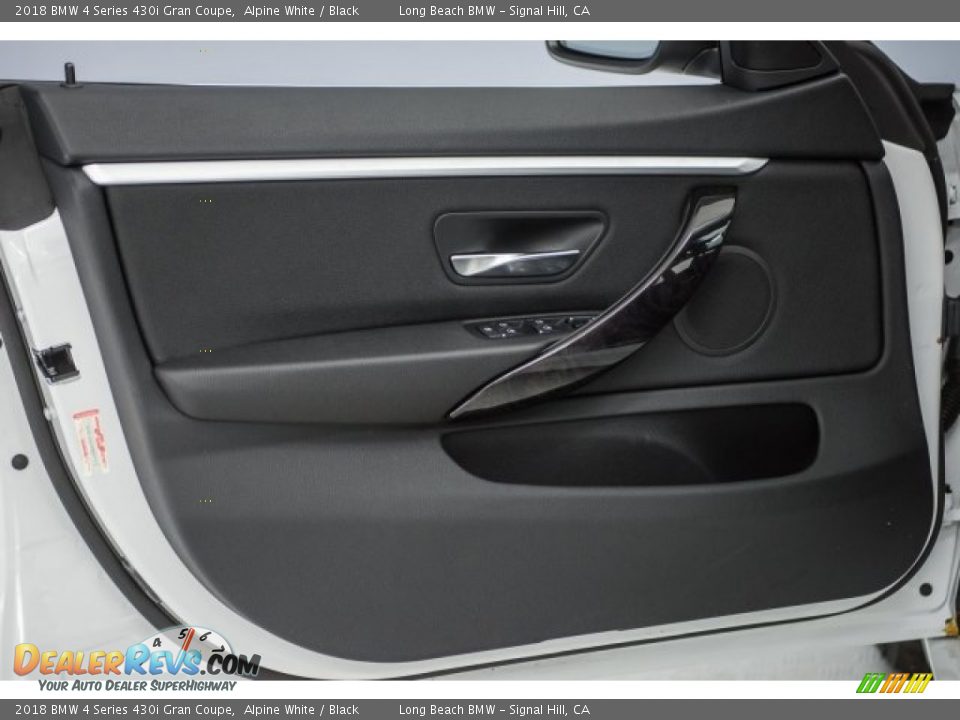 2018 BMW 4 Series 430i Gran Coupe Alpine White / Black Photo #19