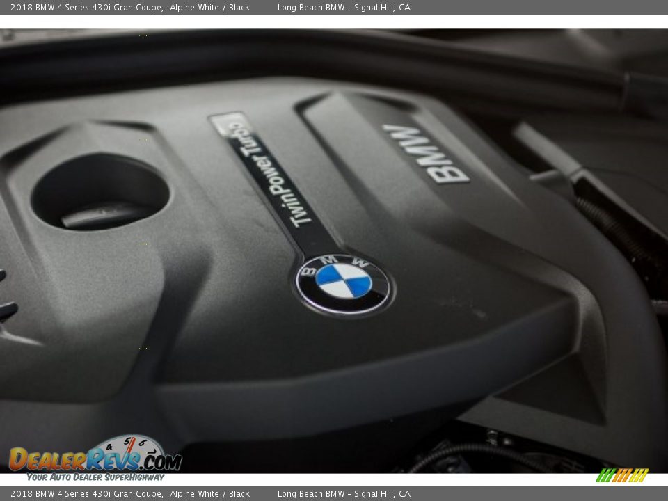 2018 BMW 4 Series 430i Gran Coupe Alpine White / Black Photo #24