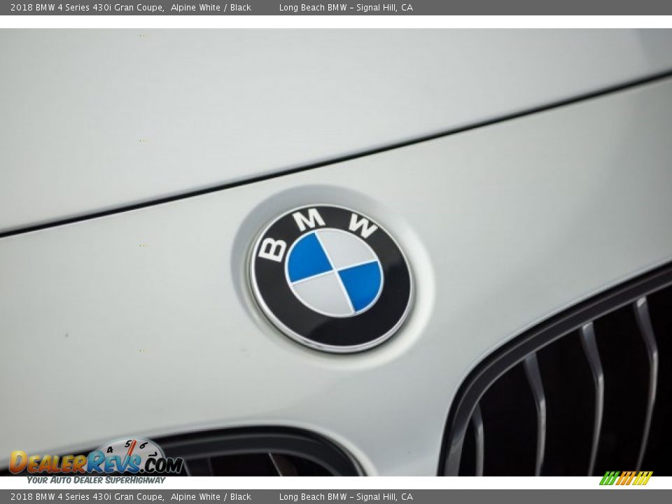2018 BMW 4 Series 430i Gran Coupe Alpine White / Black Photo #26