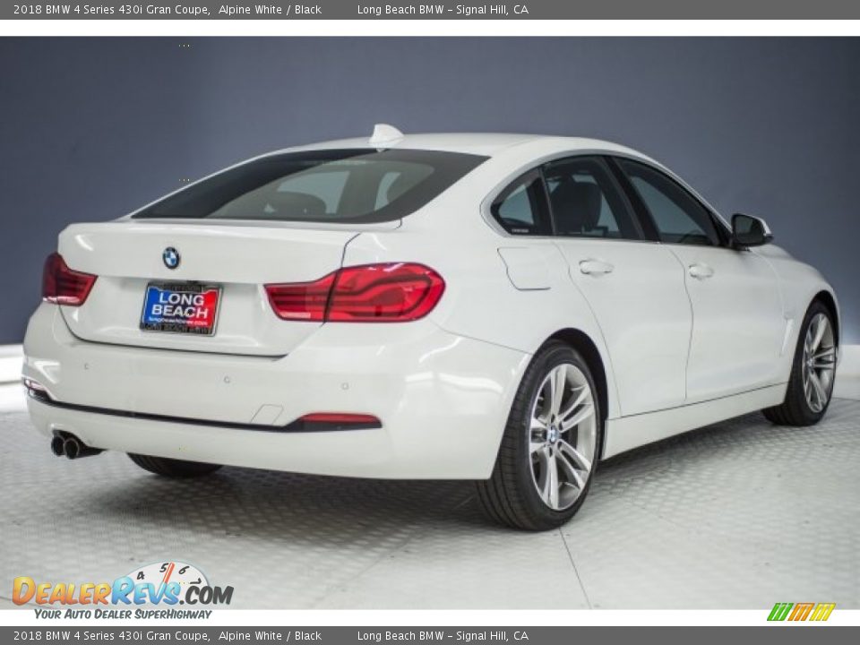 2018 BMW 4 Series 430i Gran Coupe Alpine White / Black Photo #30