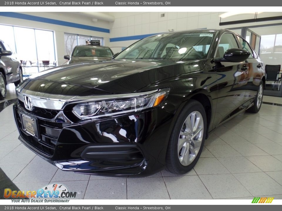 2018 Honda Accord LX Sedan Crystal Black Pearl / Black Photo #1