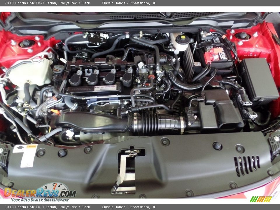 2018 Honda Civic EX-T Sedan 1.5 Liter Turbocharged DOHC 16-Valve 4 Cylinder Engine Photo #16