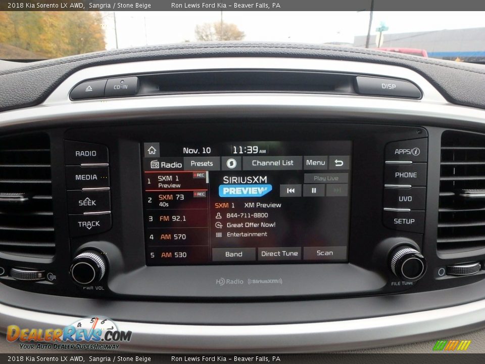 Controls of 2018 Kia Sorento LX AWD Photo #19