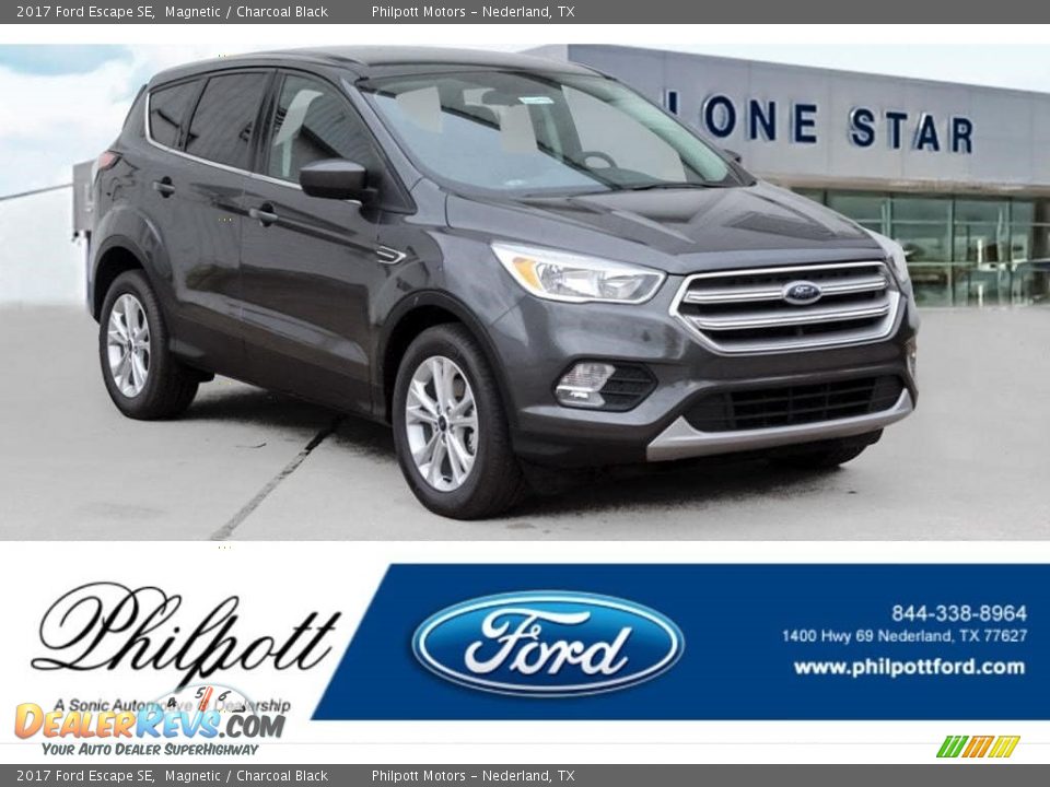 2017 Ford Escape SE Magnetic / Charcoal Black Photo #1