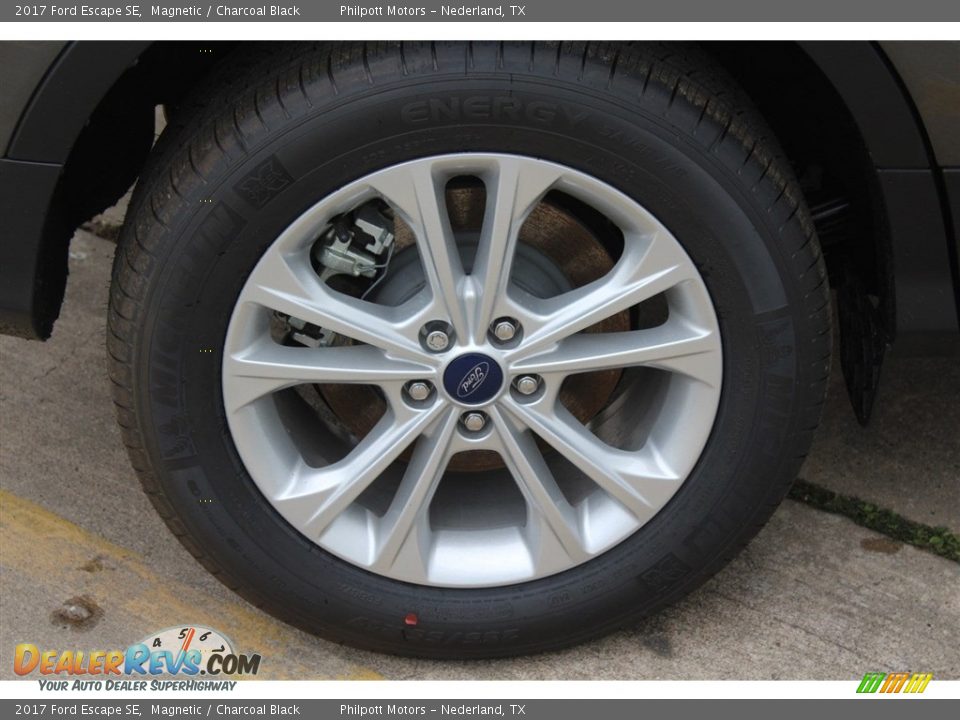 2017 Ford Escape SE Magnetic / Charcoal Black Photo #9