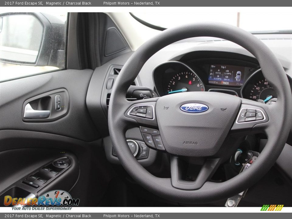 2017 Ford Escape SE Magnetic / Charcoal Black Photo #27