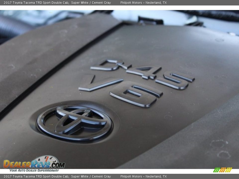 2017 Toyota Tacoma TRD Sport Double Cab Super White / Cement Gray Photo #30