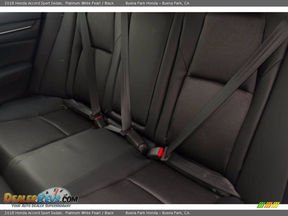 2018 Honda Accord Sport Sedan Platinum White Pearl / Black Photo #13