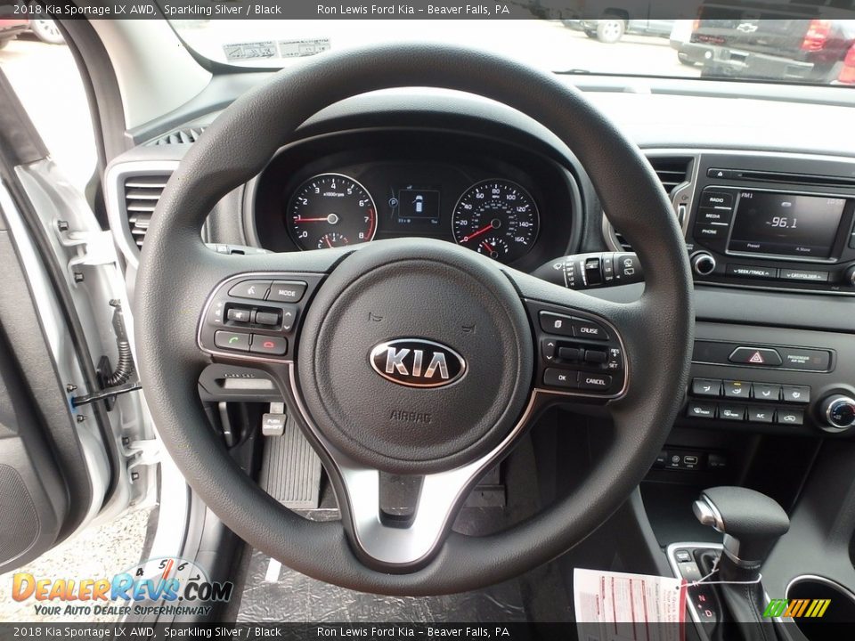 2018 Kia Sportage LX AWD Steering Wheel Photo #16