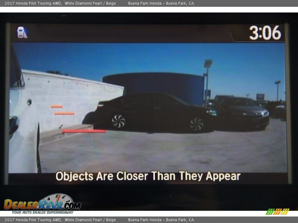 2017 Honda Pilot Touring AWD White Diamond Pearl / Beige Photo #6