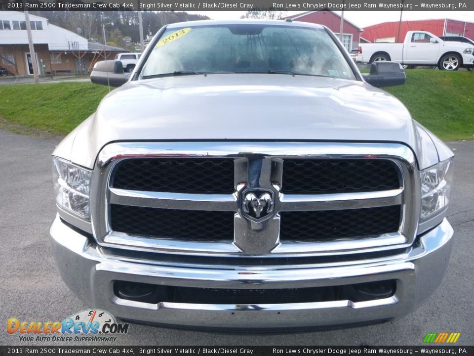2013 Ram 2500 Tradesman Crew Cab 4x4 Bright Silver Metallic / Black/Diesel Gray Photo #8