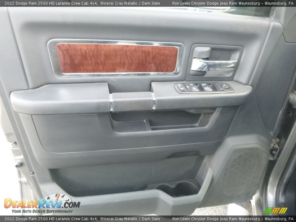 2012 Dodge Ram 2500 HD Laramie Crew Cab 4x4 Mineral Gray Metallic / Dark Slate Photo #13