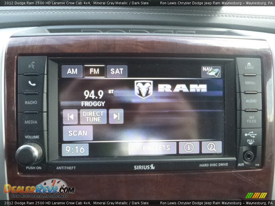 2012 Dodge Ram 2500 HD Laramie Crew Cab 4x4 Mineral Gray Metallic / Dark Slate Photo #16