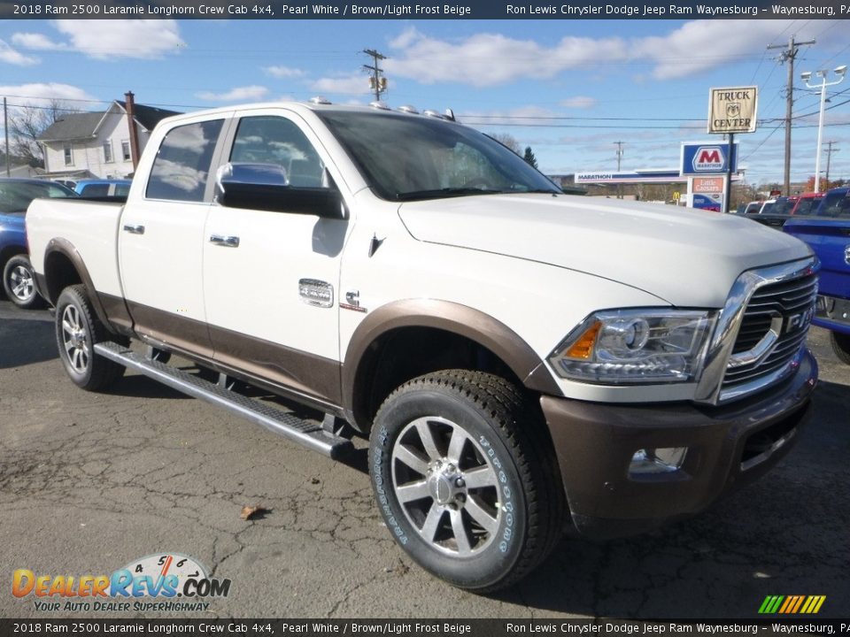 Front 3/4 View of 2018 Ram 2500 Laramie Longhorn Crew Cab 4x4 Photo #7