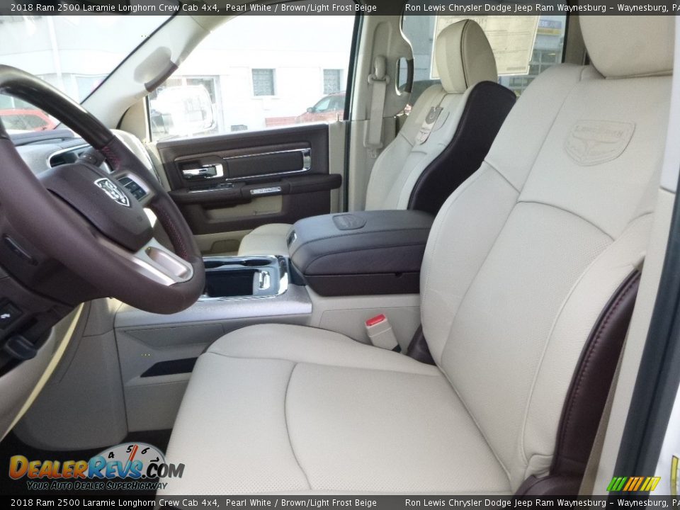 Front Seat of 2018 Ram 2500 Laramie Longhorn Crew Cab 4x4 Photo #16