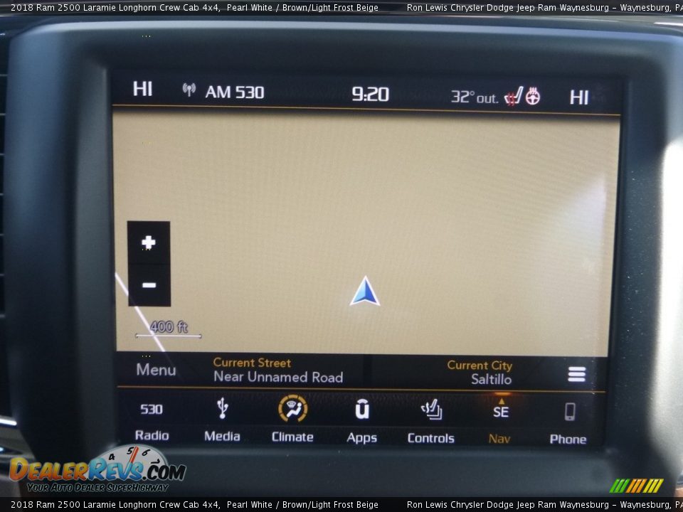 2018 Ram 2500 Laramie Longhorn Crew Cab 4x4 Pearl White / Brown/Light Frost Beige Photo #18