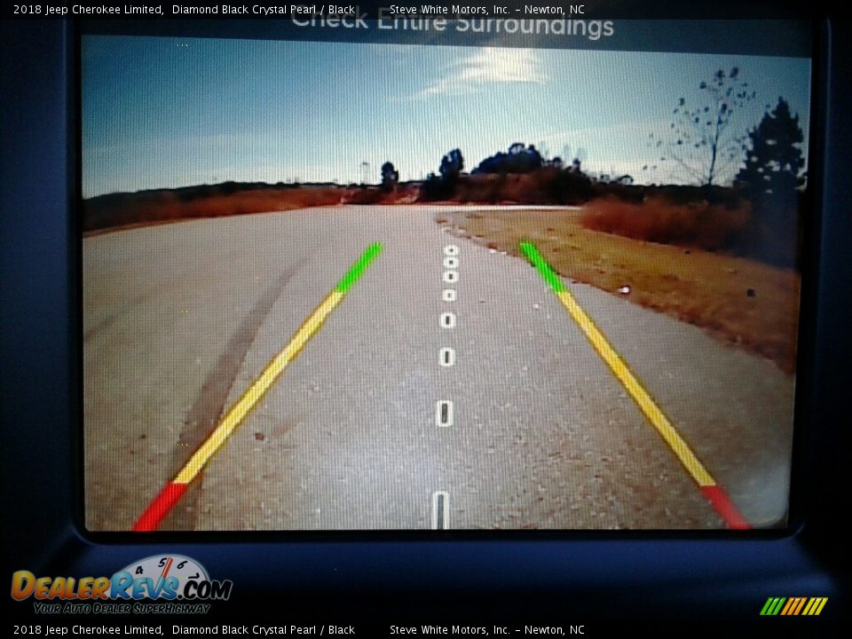 2018 Jeep Cherokee Limited Diamond Black Crystal Pearl / Black Photo #21