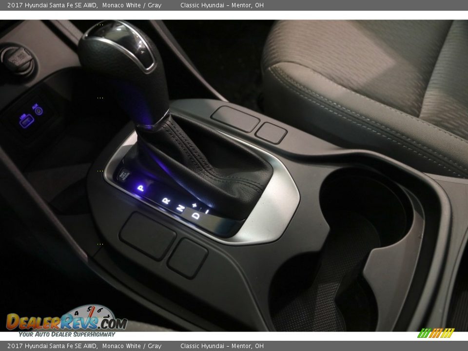 2017 Hyundai Santa Fe SE AWD Monaco White / Gray Photo #13
