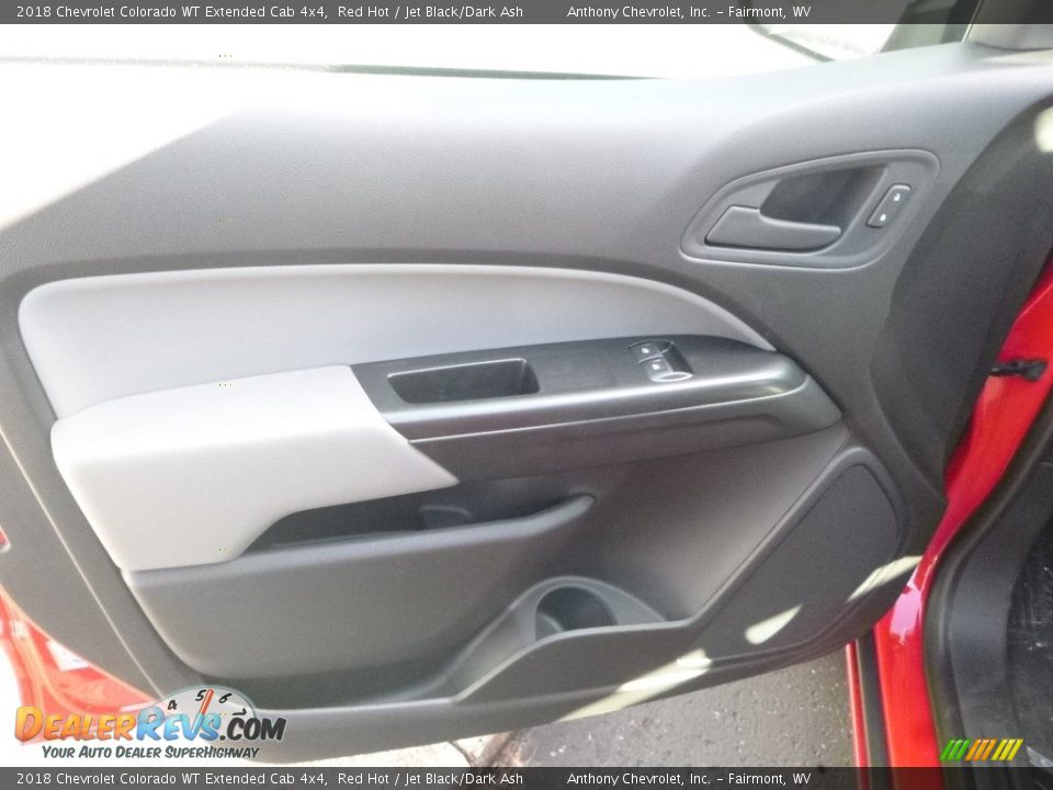 2018 Chevrolet Colorado WT Extended Cab 4x4 Red Hot / Jet Black/Dark Ash Photo #14