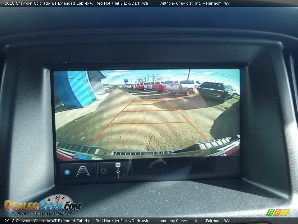 2018 Chevrolet Colorado WT Extended Cab 4x4 Red Hot / Jet Black/Dark Ash Photo #18